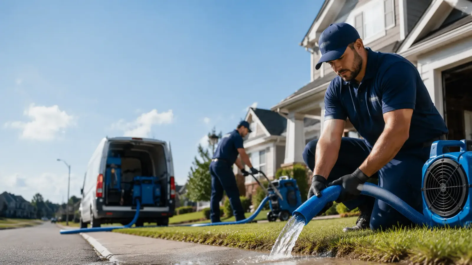 Flood Damage Restoration in Hamshire, TX